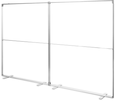 SEG SmartFrame 100x250cm inkl. doppelseitigem Print (oder Rückseite weiß)